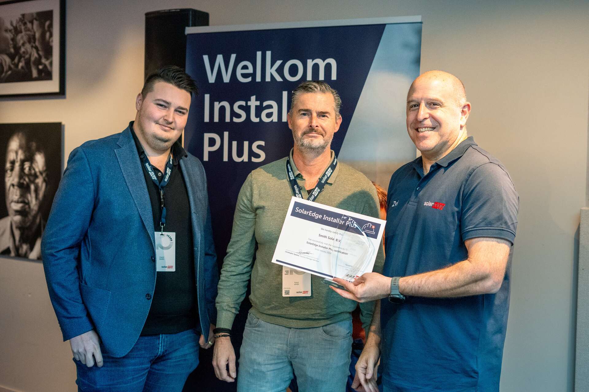 SolarEdge Installer Plus award